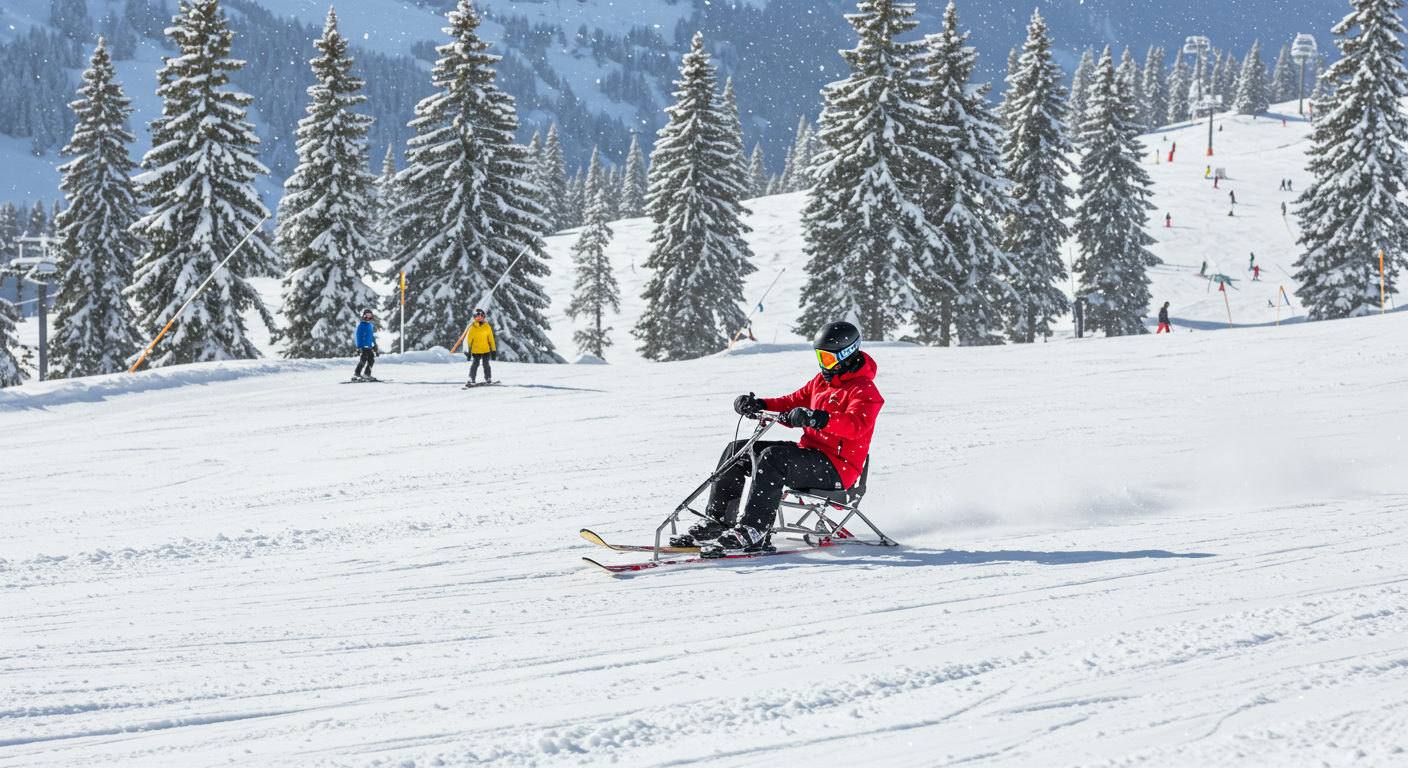 Skibob – co to jest? Przewodnik po sporcie zimowym