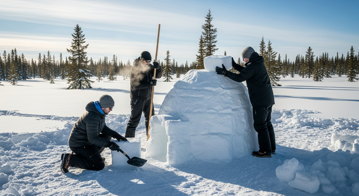 Jak zbudować iglo – przewodnik krok po kroku